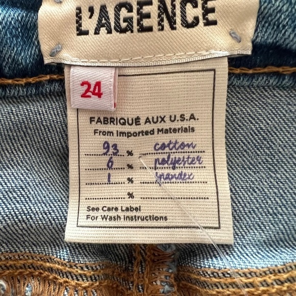 NWT L'AGENCE Sada Jean Reservoir 24 - Picture 9 of 9